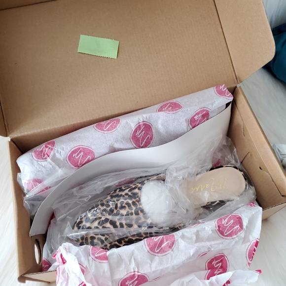 NEW Matisse Zip-It Brown Leopard Print Mules - Picture 8 of 9